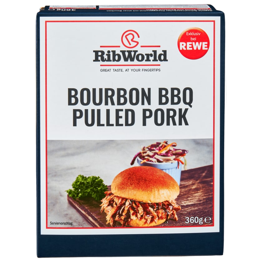 RibWorld Bourbon BBQ Pulled Pork 360g